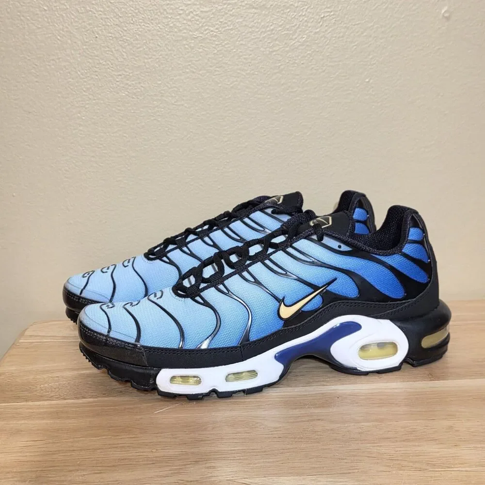 Nike Air Max Plus OG Hyper Blue Black 2024 DX0755-001 Sneakers Men's Size 9.5